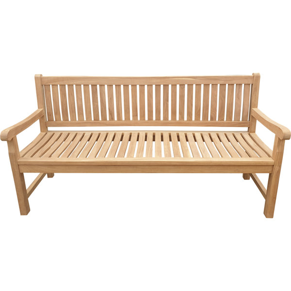 Highland Dunes Casson Teak Garden Bench | Wayfair.ca